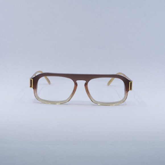 🕶️ New Marni BURULLUS X2P Eyeglasses - Brown Fade/Gold Frame - Picture 2 of 11
